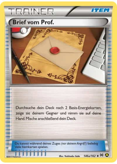 Brief vom Prof.