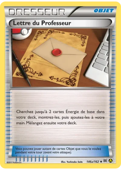 Lettre du Professeur