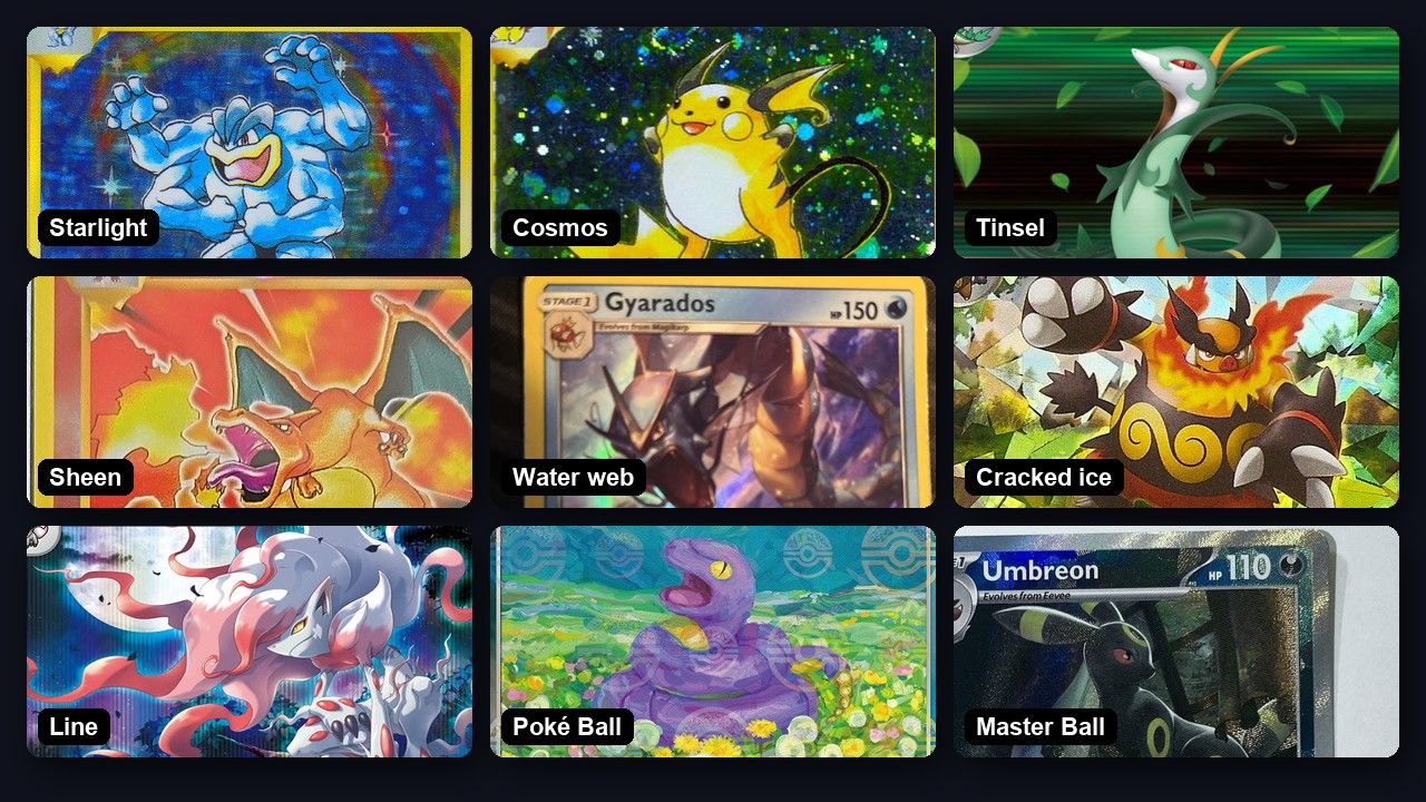 Pokémon Holo Patterns: A Visual Identification Guide
