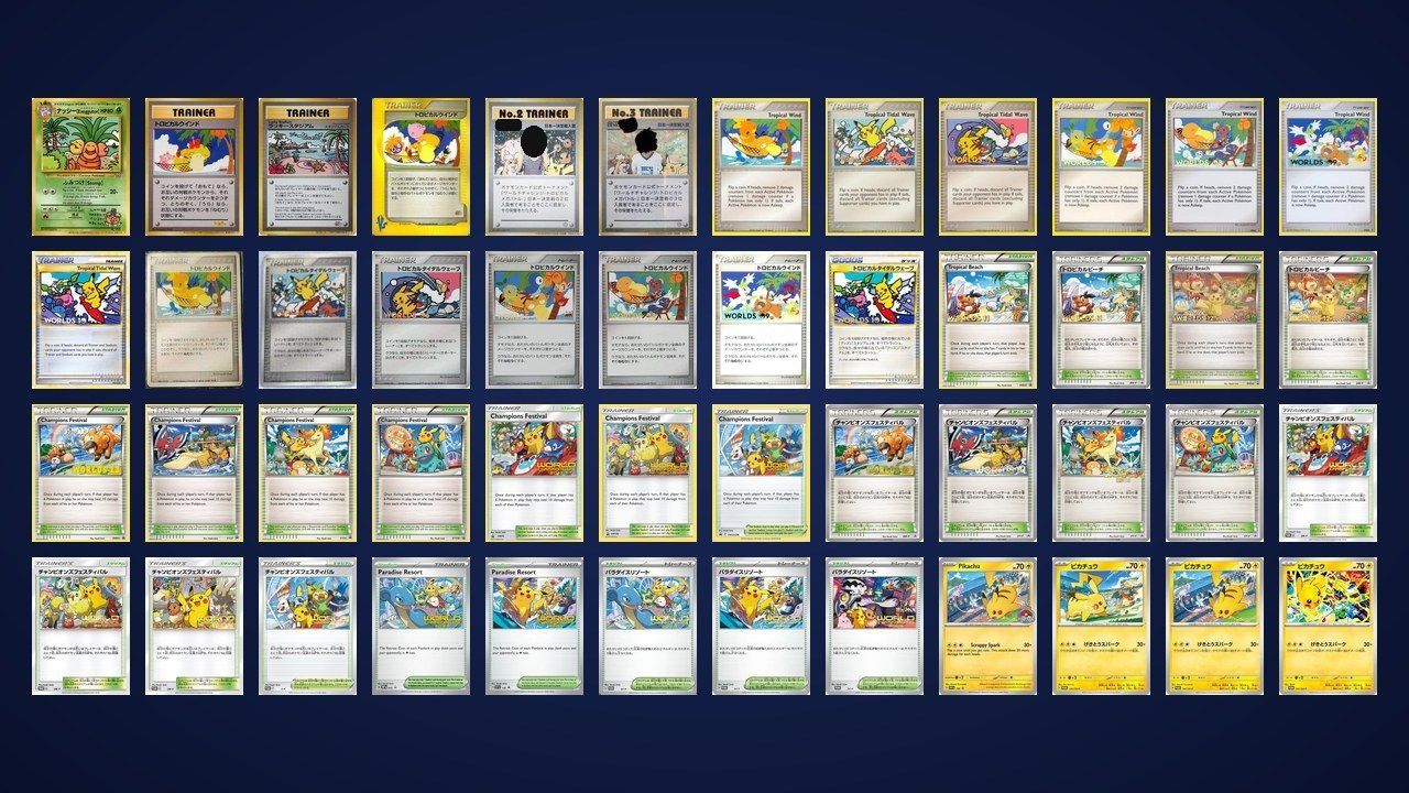 Pokémon Worlds Promo Cards: Every Year, 1999 to 2026