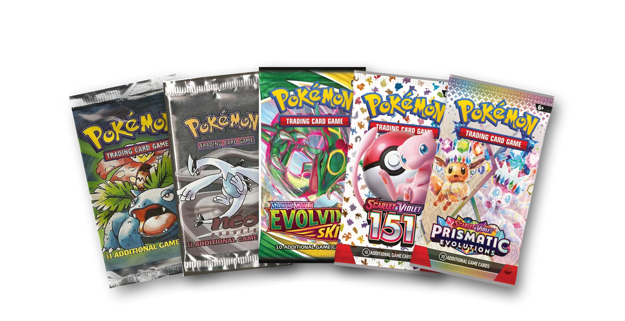 Booster packs from 1999 to 2025