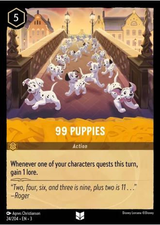 99 Puppies #24/204 — Into the Inklands