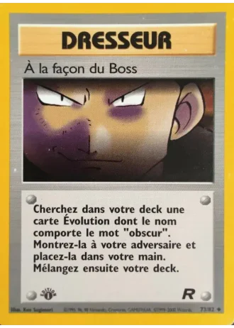 À la façon du Boss #73/82 — Team Rocket