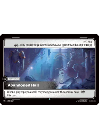 Abandoned Hall #205/219 — Unleashed