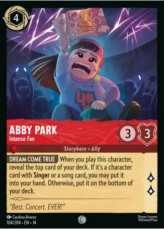 Abby Park - Intense Fan #104/257 — Hyperia City
