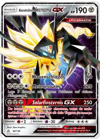 Abendmähne-Necrozma GX #90/156 — Ultra-Prisma