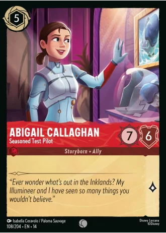 Abigail Callaghan - Seasoned Test Pilot #108/257 — Hyperia City