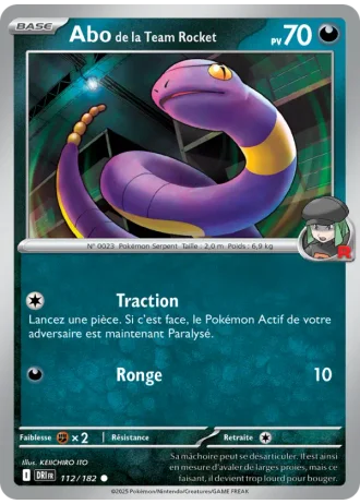 Abo de la Team Rocket #112/182 — Rivalités Destinées