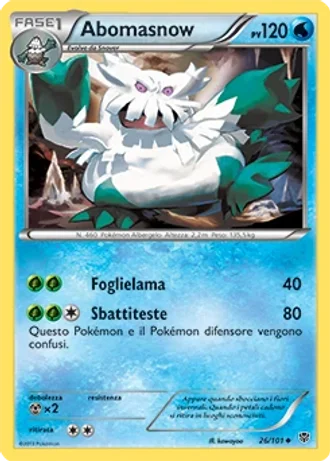Abomasnow #26/101 — Esplosione Plasma
