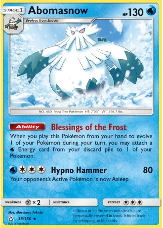 Abomasnow #38 — Ultra Prism
