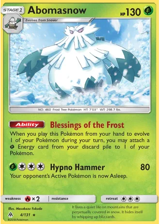 Abomasnow #4 — Forbidden Light