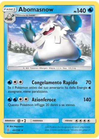 Abomasnow #42/236 — Sintonia Mentale