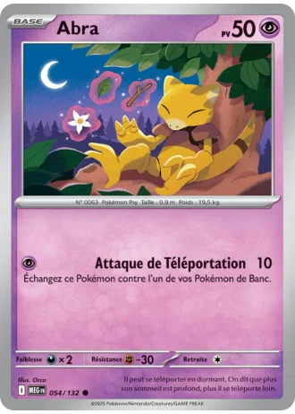 Abra #054/132 — Méga-Évolution
