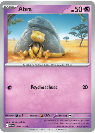 Abra #063/165 — 151