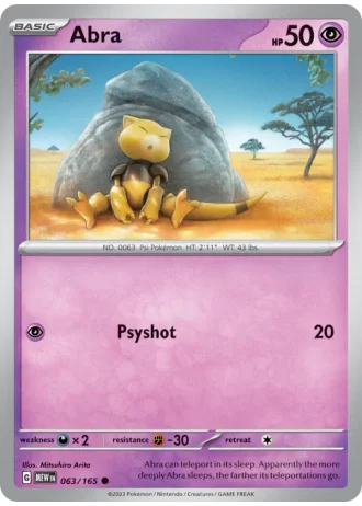 Abra #063/165 — 151