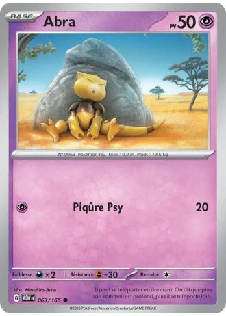 Abra #063/165 — 151