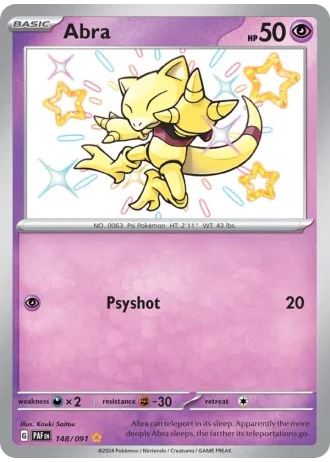 Abra #148 — Paldean Fates