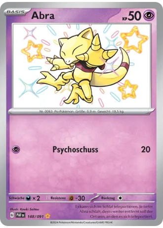 Abra #148/91 — Paldeas Schicksale