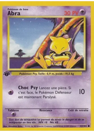 Abra #43/102 — Set de Base
