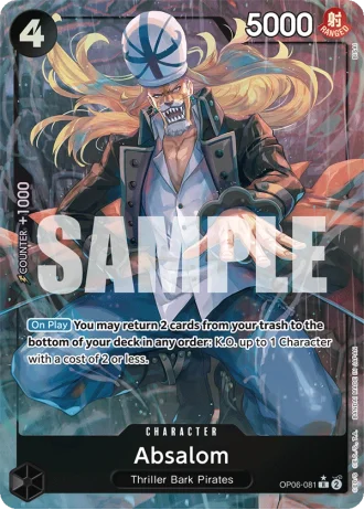 Absalom (OP06-081) (Alternative Art) — Wings of the Captain (OP06)