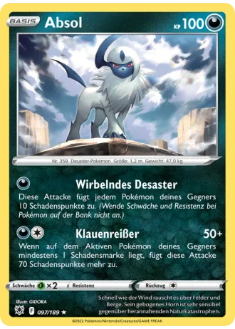 Absol #097/189 — Astralglanz