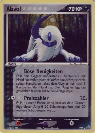 Absol #1/97 — EX Drache