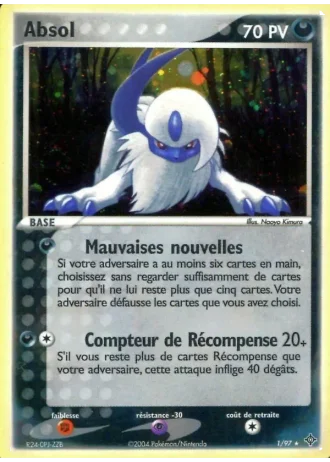 Absol #1/97 — EX Dragon