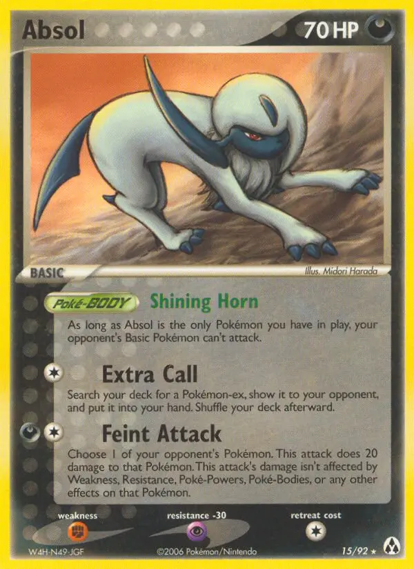 Absol #15 — EX Legend Maker
