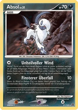 Absol #21/132 — Rätselhafte Wunder