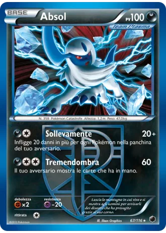 Absol #67/116 — Glaciazione Plasma