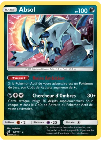 Absol #88/181 — Duo de Choc