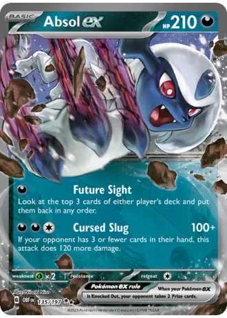 Absol ex #135/197 — Obsidian Flames