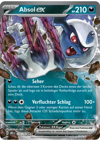 Absol ex #135/197 — Obsidianflammen