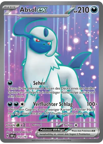 Absol ex #214/197 — Obsidianflammen