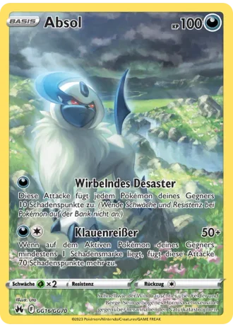 Absol GG16/70 — Galar-Galerie (Zenit der Könige)