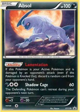 Absol XY178 — XY Promos