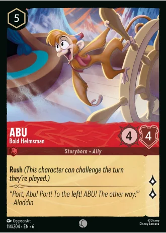 Abu - Bold Helmsman #114/204 — Azurite Sea