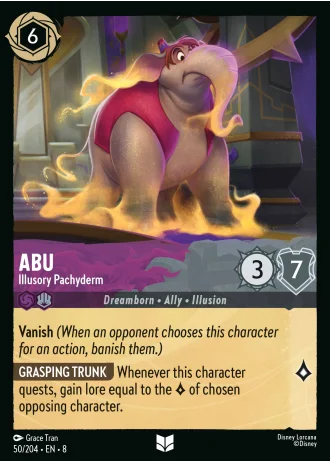 Abu - Illusory Pachyderm #50/204 — Reign of Jafar
