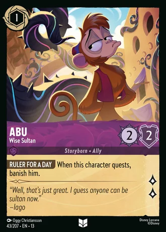 Abu - Wise Sultan #43/261 — Attack of the Vine!