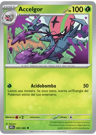Accelgor #009 — Fuoco Bianco