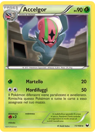Accelgor #11/108 — Esploratori delle Tenebre