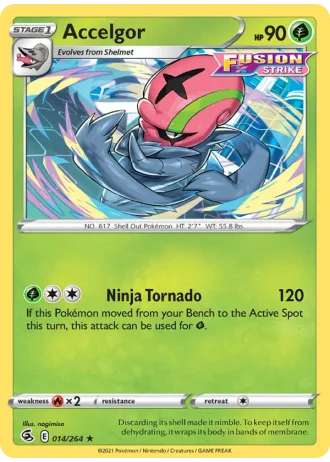 Accelgor #14 — Fusion Strike