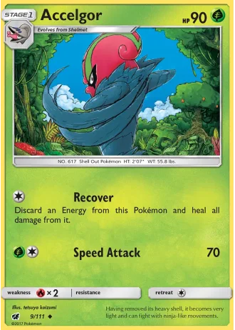 Accelgor #9 — Crimson Invasion