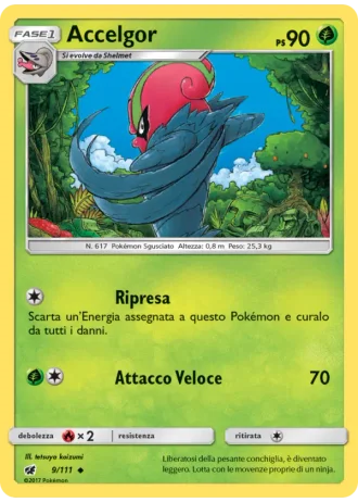 Accelgor #9/111 — Invasione Scarlatta