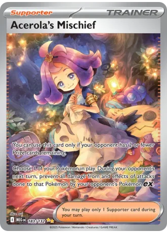 Acerola's Mischief #183/132 — Mega Evolution