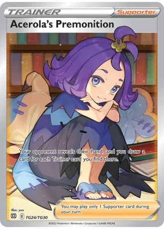 Acerola's Premonition TG24/30 — Trainer Gallery (Brilliant Stars)
