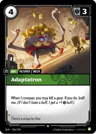Adaptatron #056/298 — Origins