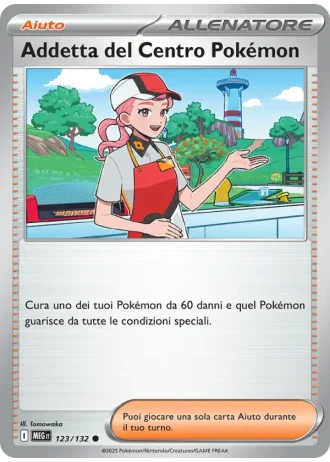 Addetta del Centro Pokémon #123/132 — Megaevoluzione