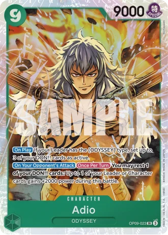 Adio (OP09-023) — Emperors in the New World (OP09)