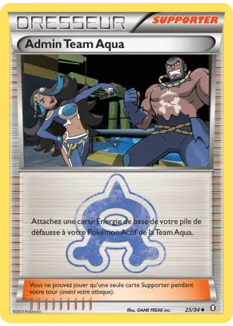 Admin Team Aqua #25/34 — Double Danger